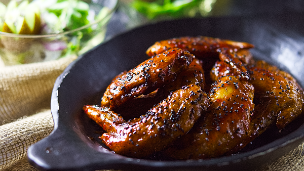 やみつきカリカリ鶏手羽ノンフライ甘酢ソース和え