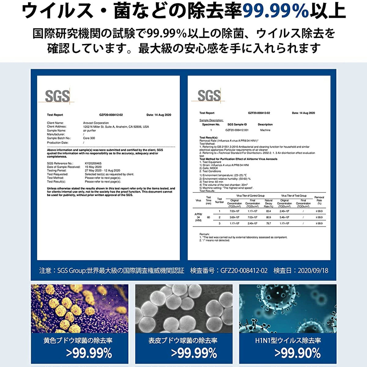 Levoit Core 300 空気清浄機 (プラズマ機能付き)