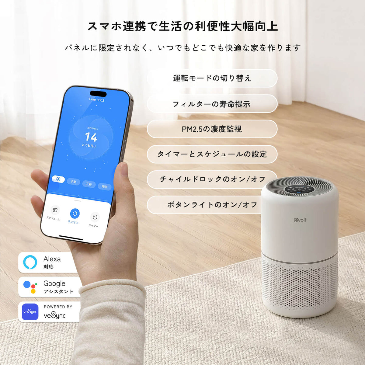 Levoit Core 300S 空気清浄機