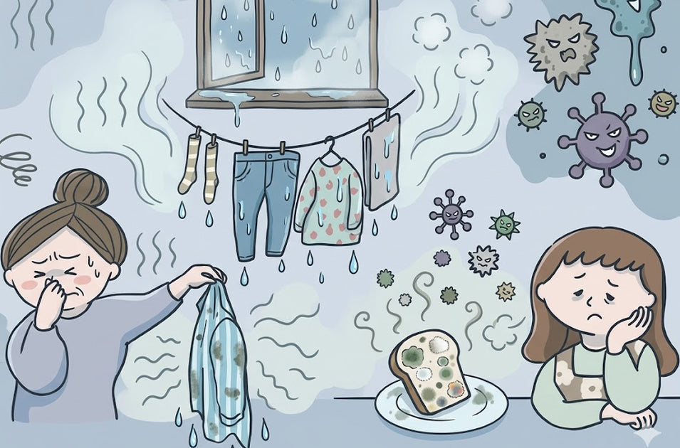 カビ対策は空気循環がポイント！｜梅雨の湿気を防ぐ快適な部屋づく
