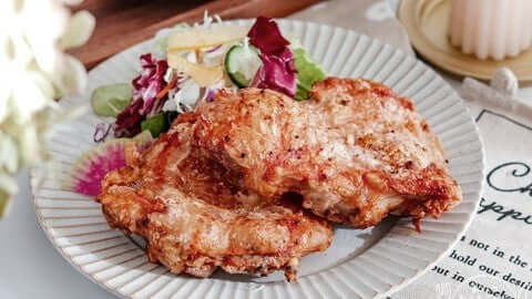【COSORI】想像を超える使いやすさ♡エアフライヤーで簡単グリルチキン♡出る油の量がすごい！