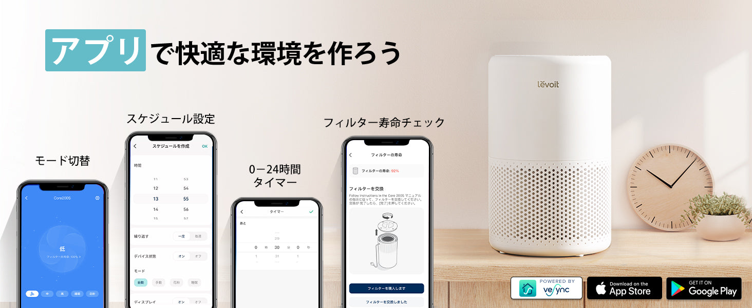 Levoit Core 200S 空気清浄機