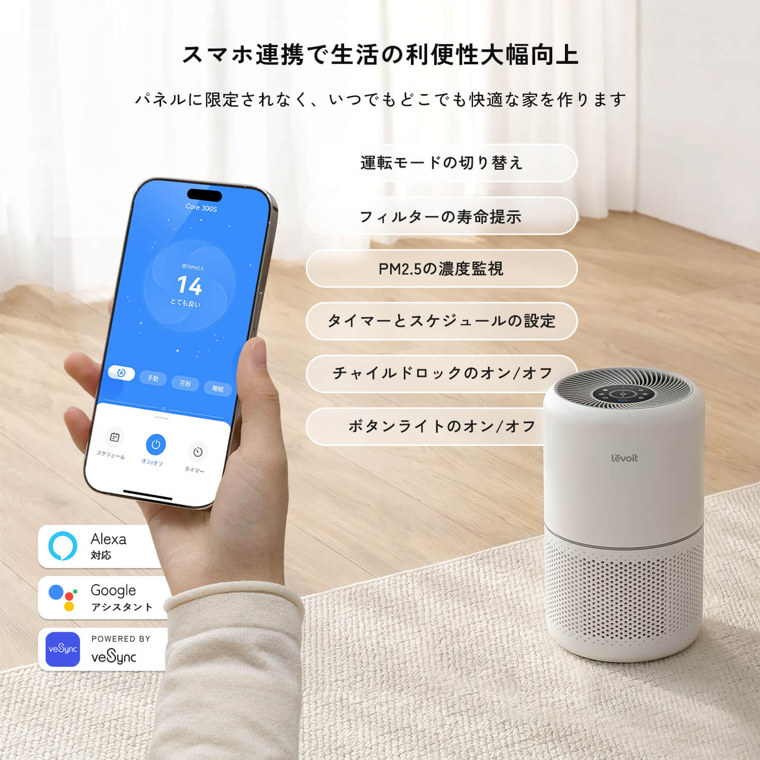 Levoit Core 300S 空気清浄機