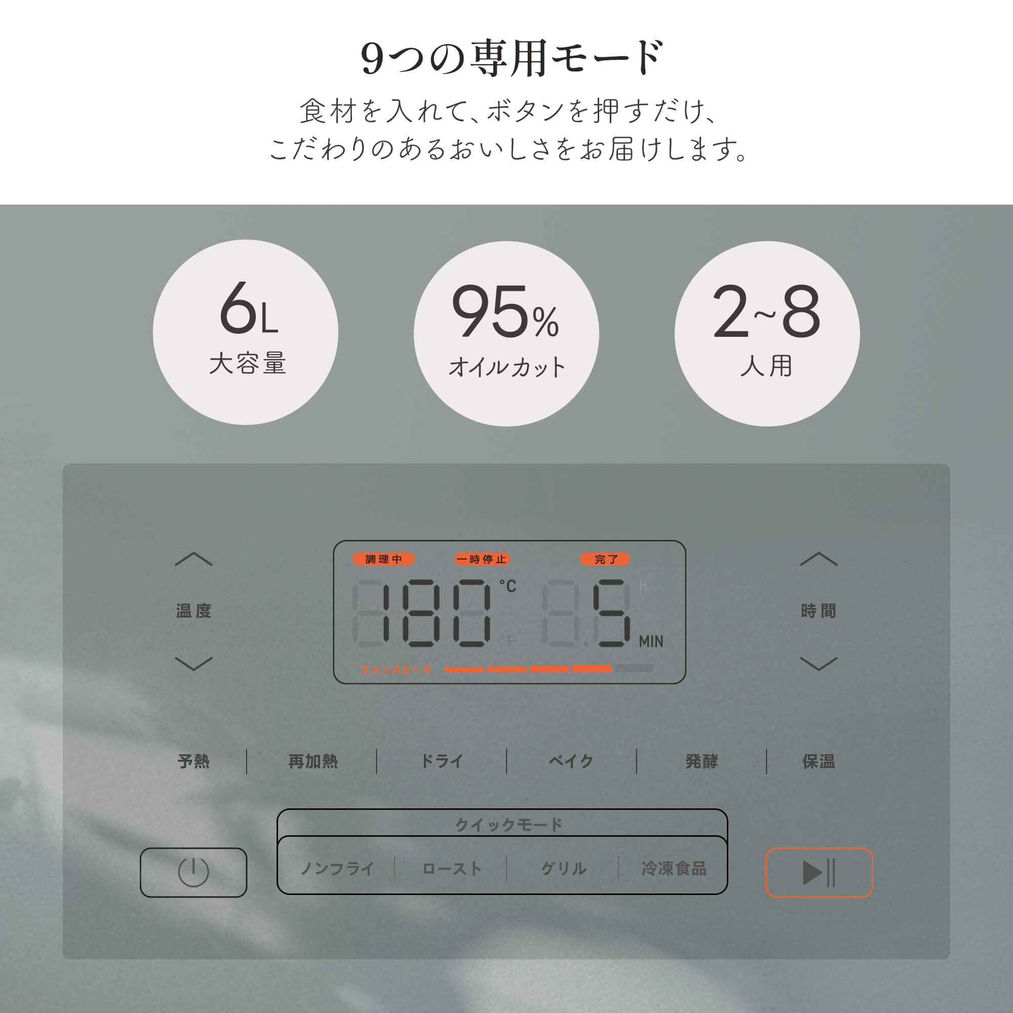 COSORI TurboBlaze™ 6.0L ノンフライヤー