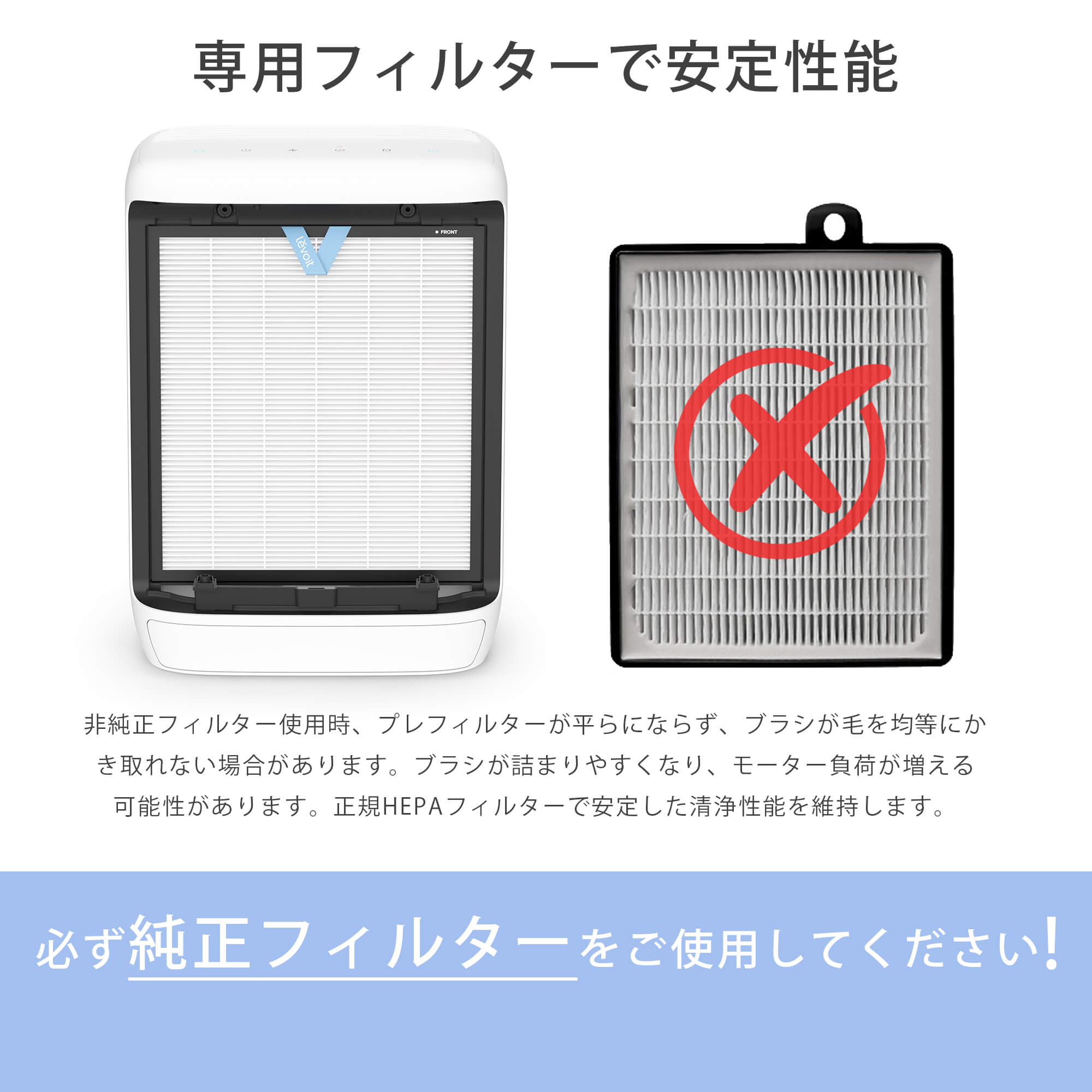 Levoit Vital Pet Pro 空気清浄機　交換用フィルター